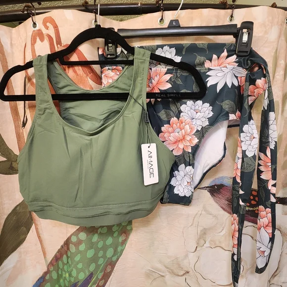 Womens High Waisted Bikini Set Tummy Control 2 Piece Bathing Suit - Picture 3 of 13